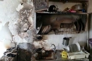 انفجار گاز پیک نیک در منزل مسکونی در ناحیه منفصل شهری حسن آباد