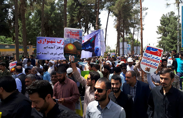راهپیمایی روز قدس در سیستان و بلوچستان آغاز شد