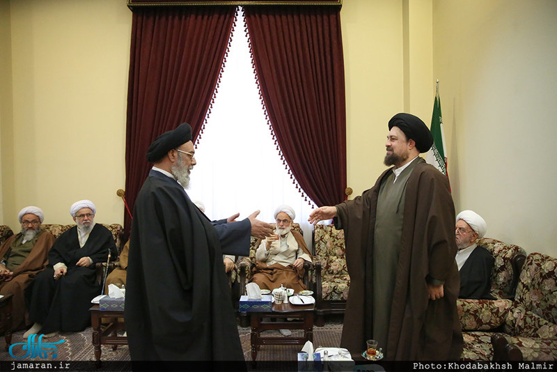 حاشیه تجدید میثاق هیأت رئیسه و اعضای مجلس خبرگان رهبری با آرمان های امام خمینی (س)