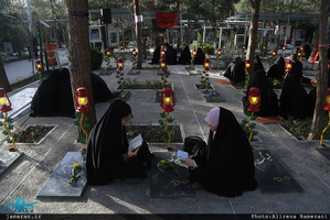 آخرین  پنجشنبه سال در گلزار شهدا