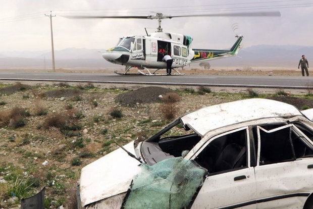 تصادف در آزادراه قم – تهران، یک کشته و 6 مصدوم برجای گذاشت