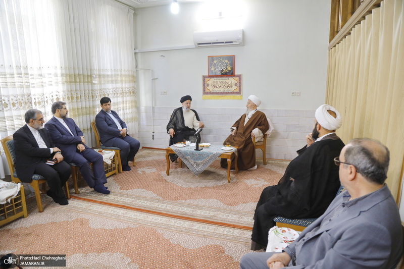 دیدار رئیس جمهور با مراجع عظام تقلید