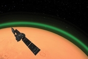 نور سبزی که اطراف مریخ دیده شد، چیست؟
