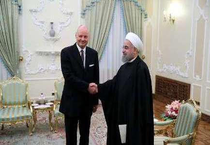 در دیدار سفیر جدید آلمان در تهران؛

روحانی: آلمان نخستین شریک تجاری ایران در اتحادیه اروپا است