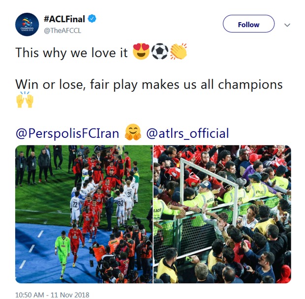 پیام جالب AFC پس از فینال آسیا در تهران +عکـس
