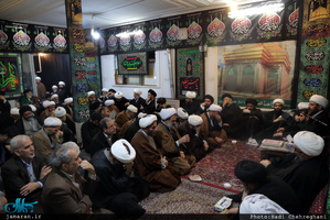 مراسم عزادارى شهادت حضرت فاطمه زهرا(س) در بيت آيت الله دوستى زنجانى