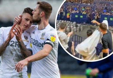 مجروح شدن یک افسر پلیس و دستگیری 9 نفر در جشن صعود لیدزیونایتد!
