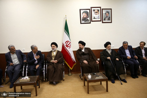 دیدار شورای مرکزی انجمن اسلامی فارغ التحصیلان دانشکده فنی دانشگاه تهران با سید حسن خمینی