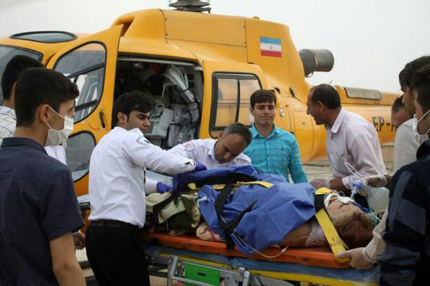 21 زائر مصدوم و بیمار از عراق به بیمارستان مهران منتقل شدند