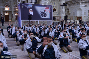 تجدید میثاق فرماندهان و دانشجویان علوم انتظامی امین با آرمان های امام خمینی(س)