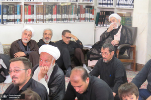 مراسم عزاداری اربعین حسینی در بیت مرحوم آیت الله العظمی صانعی (ره)