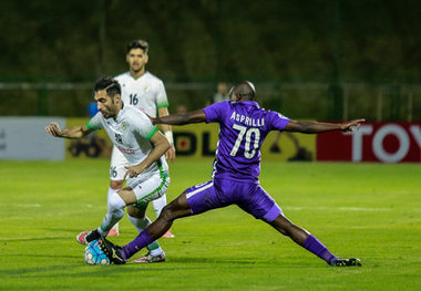 شکست ذوب آهن مقابل العین امارات در نیمه نخست
