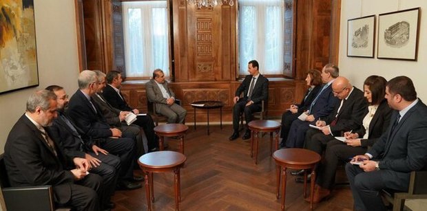 دیدار دستیار ارشد ظریف با بشار اسد در دمشق