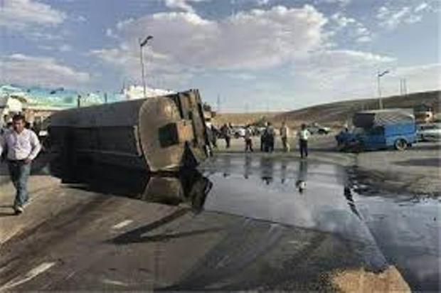 حادثه رانندگی در جاده پلدختر - اندیمشک 2 کشته برجا گذاشت