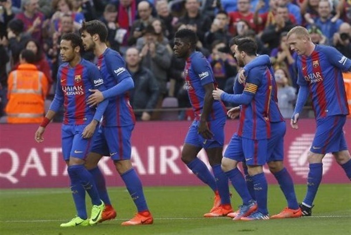 پیروزی بارسلونا برابر اتلتیک‌بیلبائو در یک بازی پرگل