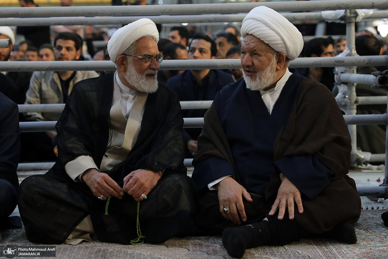 حضور شخصیت های سیاسی و لشکری  در سی و پنجمین سالگرد ارتحال حضرت امام خمینی (س) -1