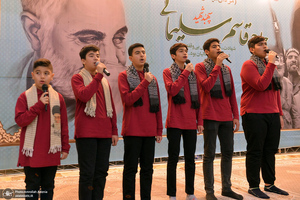 تشییع پیکر مطهر 18 شهید گمنام دفاع مقدس در حرم امام خمینی