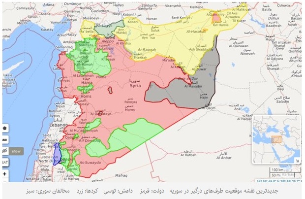 روسیه: کمتر از 10 درصد خاک سوریه در دست داعش است