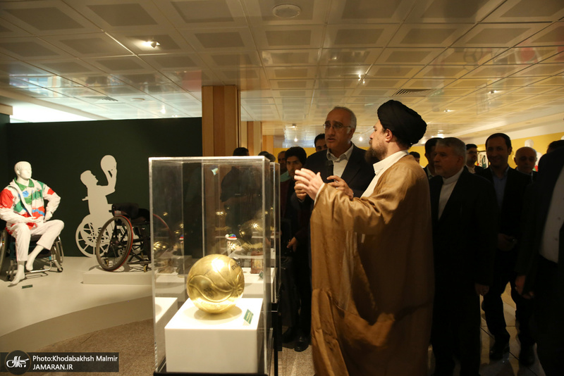 دیدار سید حسن خمینی از موزه ورزش، المپیک و پارالمپیک