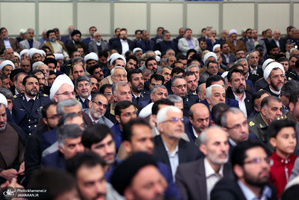 دیدار مسئولان نظام و سفرای کشورهای اسلامی با رهبر معظم انقلاب