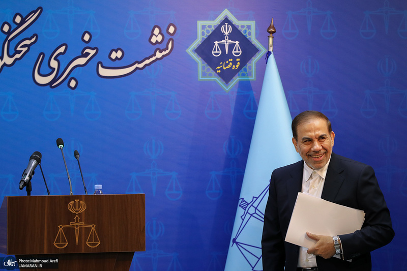 نشست خبری اصغر جهانگیر سخنگوی جدید قوه قضاییه