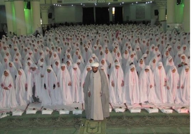 جشن عبادت دانش آموزان شهرری در حرم عبدالعظیم (ع) برگزار شد