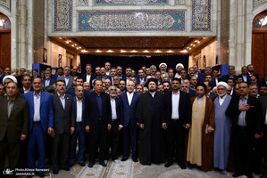 مراسم تجدید میثاق مجلس شورای اسلامی