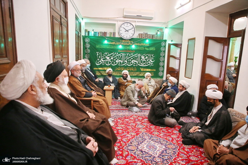 مراسم عمامه گذاری و جشن ولادت امیرالمومنین (ع) در بیوت مراجع و علماء‎‎