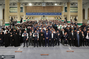 دیدار قهرمانان و مدال‌آوران ورزشی و المپیادهای علمی جهانی با رهبر معظم انقلاب