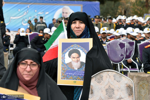 گلباران محل جلوس امام خمینی(س) در بهشت زهرا(س)