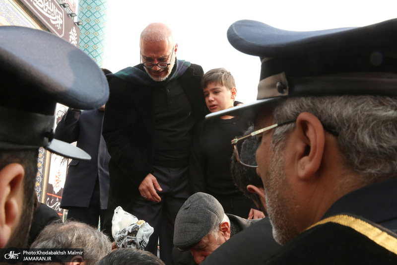 مراسم تشييع شهيد درياسالار علی شمخانی در امام زاده صالح (ع)