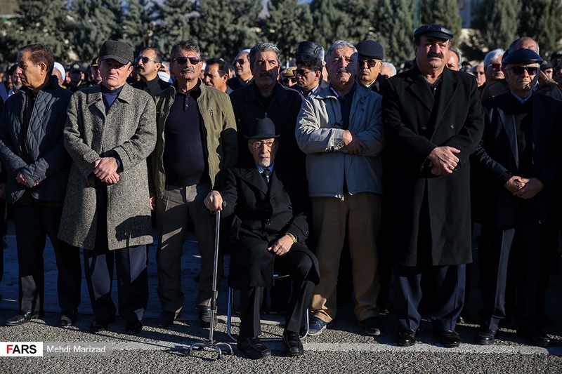 تشییع مرحوم امیر دریادار دوم داریوش ضرغامی 