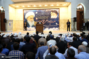 مراسم بزرگداشت ارتحال آیت الله العظمی محقق کابلی در حرم امام خمینی (س)