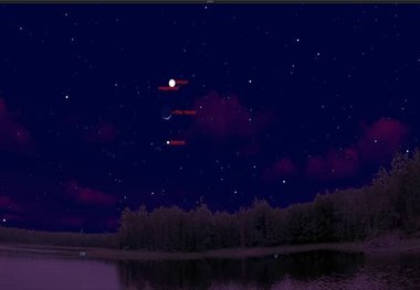 «ماه» در کنار زهره، زحل و نپتون در یک رویداد کم‌نظیر
