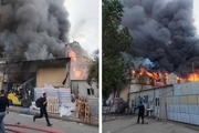 آتش سوزی یک هتل در کربلا/ زائران ایران نجات یافتند + تصاویر و فیلم