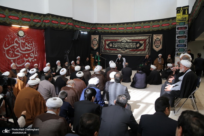 مراسم عزاداری شهادت امام رضا(ع) در بیوت مراجع عظام تقلید