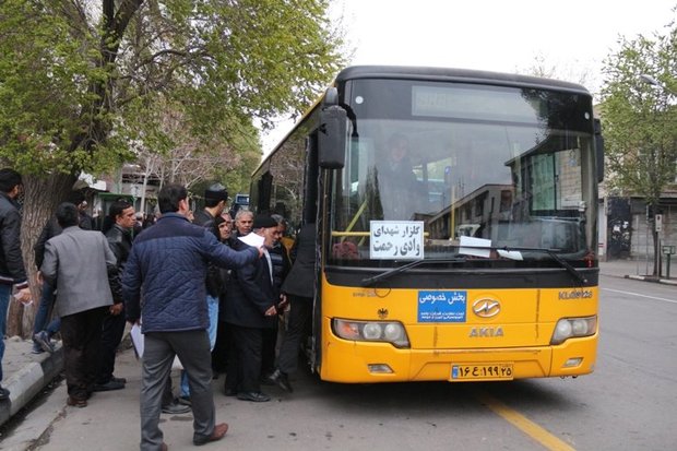 خدمات ویژه ناوگان اتوبوسرانی تبریز در یوم الرغائب