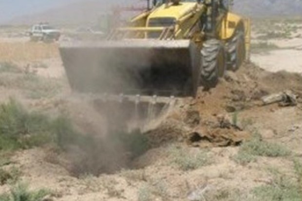 150 حلقه چاه غیرمجاز در ریگان مسدود شد