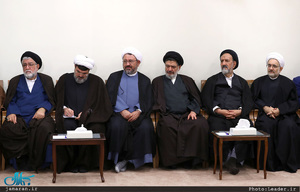 دیدار دست‌اندرکاران کنگره بزرگداشت آیت‌الله مصطفی خمینی(ره) با رهبر معظم انقلاب 