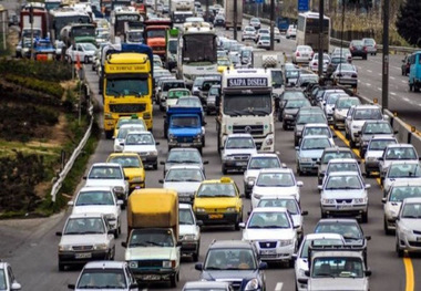 12.9 درصد ترافیک استان قزوین مربوط به وسایط نقلیه سنگین است