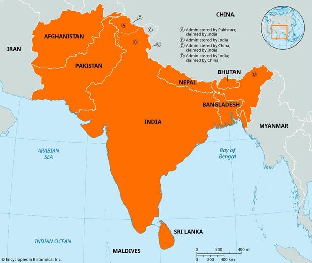 خیزش هند و وضعیت منطقه‌ای جنوب آسیا در سالی که گذشت