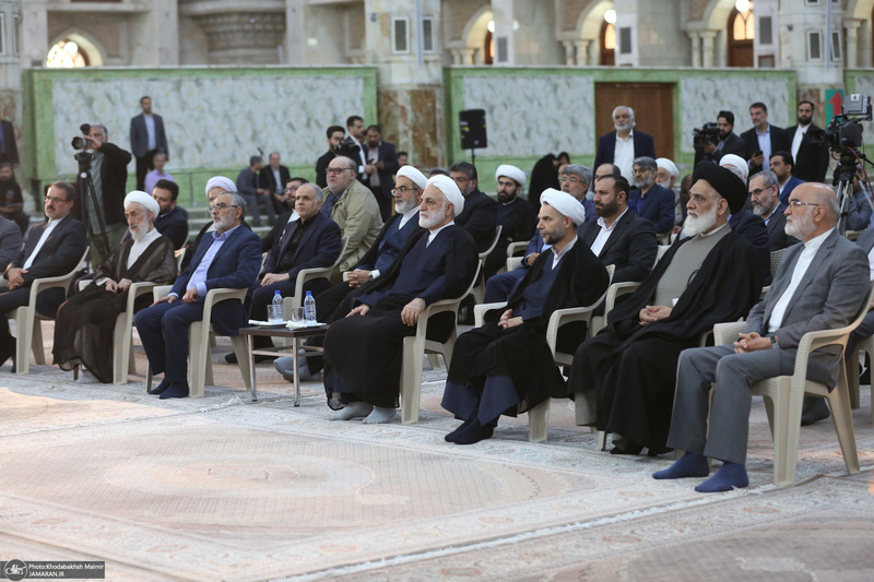 مراسم تجدید میثاق رئیس و کارکنان قوه قضاییه با آرمان های امام؛