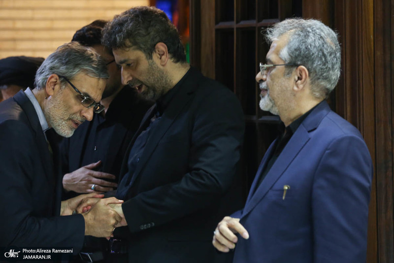 مراسم ختم مادر مهدی طباطبایی