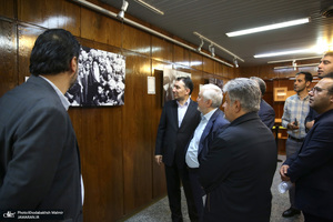 بازدید علی دارابی، معاون میراث فرهنگی از بیت امام خمینی (س) از جماران