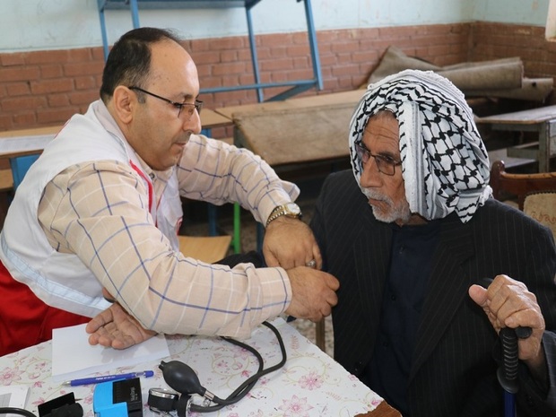 2خبر از امداد رسانی هلال احمر خوزستان در دشت آزادگان و گتوند
