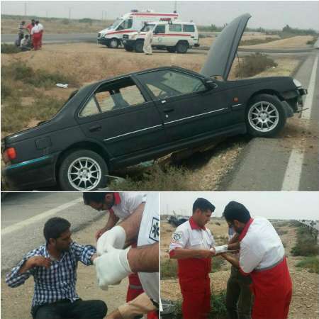 چهار مصدوم در یک حادثه رانندگی در خوزستان