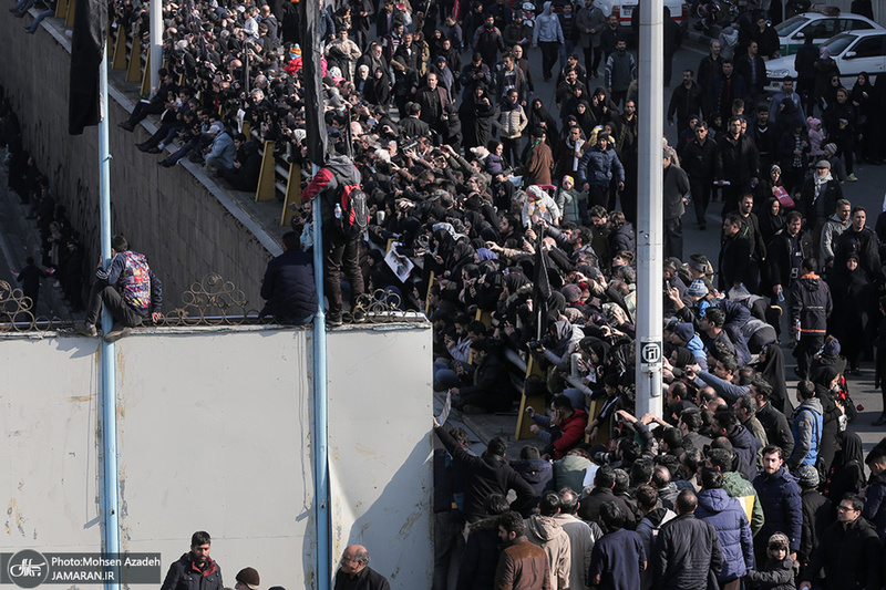 حضور میلیون ها تهرانی در تشییع پیکر مطهر سردار قاسم سلیمانی - 5