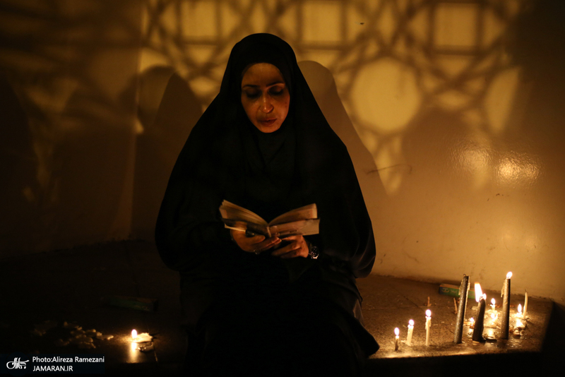 مراسم شام غریبان در میدان امام حسین (ع)