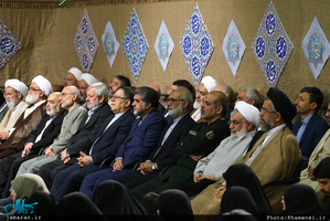 دیدار مسئولان نظام و سفرای کشورهای اسلامی با رهبر معظم انقلاب 