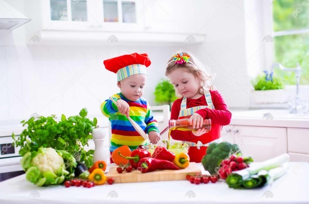 
چند قانون آشپزخانه برای کودکان